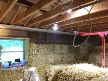 strawbale last course